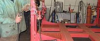 Hays repairs delivery racks.